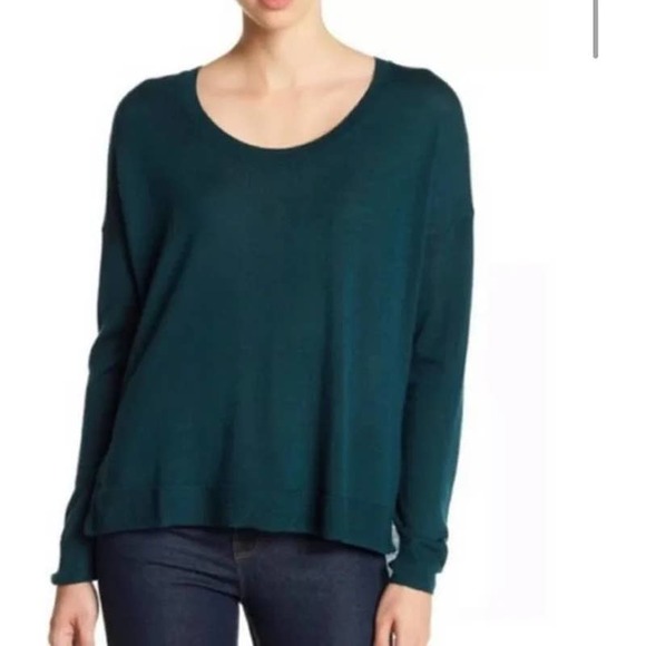 Madewell Sweaters - Madewell Northlight Pullover Sweater Merino Wool Teal Size XS